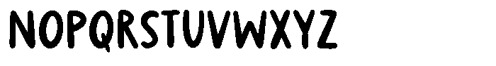 Burdock Regular Font LOWERCASE