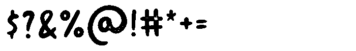Burdock Stamp Regular Font OTHER CHARS