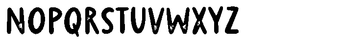 Burdock Stamp Regular Font UPPERCASE