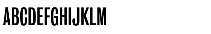 Bureau Grot Compressed Book Font UPPERCASE