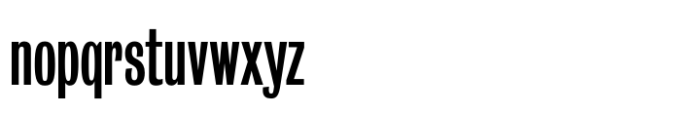 Bureau Grot Compressed Book Font LOWERCASE