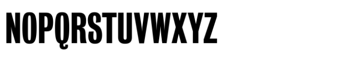 Bureau Grot Compressed Medium Font UPPERCASE