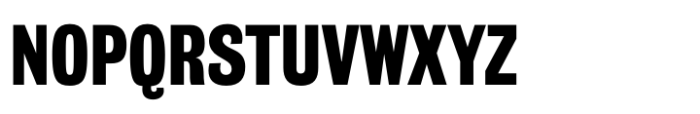 Bureau Grot Condensed Bold Font UPPERCASE