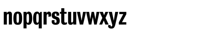 Bureau Grot Condensed Medium Font LOWERCASE