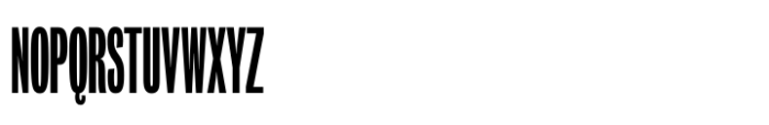Bureau Grot Extra Compressed Medium Font UPPERCASE
