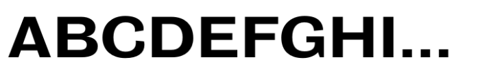 Bureau Grot Wide Medium Font UPPERCASE