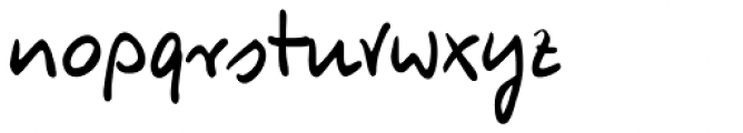 Burg Handwriting Font LOWERCASE