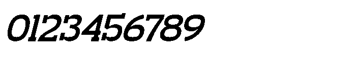 Burgela Italic Font OTHER CHARS