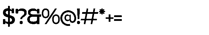 Burgela Regular Font OTHER CHARS