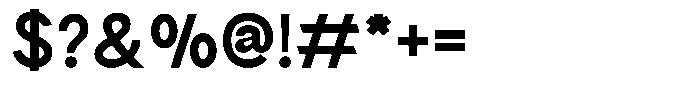 Burgen Font OTHER CHARS