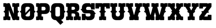 Burgeon Regular Font UPPERCASE