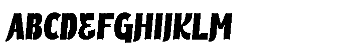Burger Riot Bold Font UPPERCASE