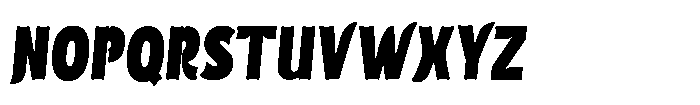 Burger Riot Bold Font UPPERCASE