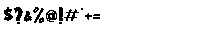 Burger Riot Regular Font OTHER CHARS