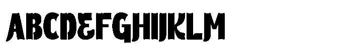 Burger Riot Regular Font UPPERCASE