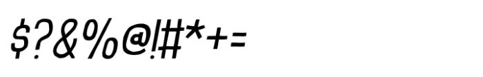 Burger Shake Italic Font OTHER CHARS