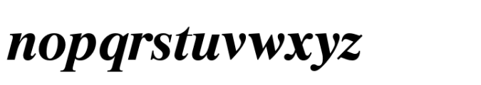 Burgess Bold Italic Font LOWERCASE