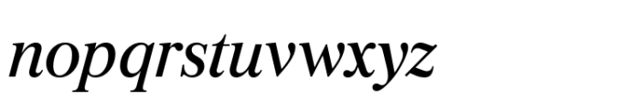 Burgess Italic Font LOWERCASE