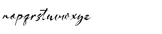 Burgiento Regular Font LOWERCASE