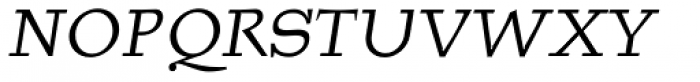Burgstaedt Antiqua Italic Font UPPERCASE