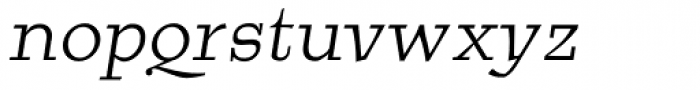 Burgstaedt Antiqua Italic Font LOWERCASE