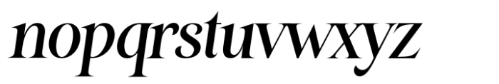 Burgundia Italic Font LOWERCASE
