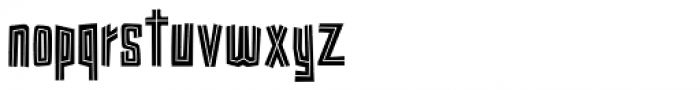 Burlesk Inline Font LOWERCASE