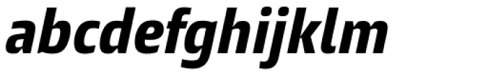 Burlingame Cond ExtraBold Italic Font LOWERCASE