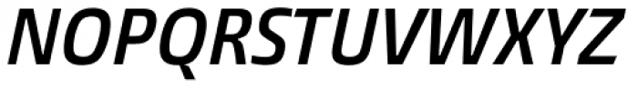 Burlingame Cond SemiBold Italic Font UPPERCASE