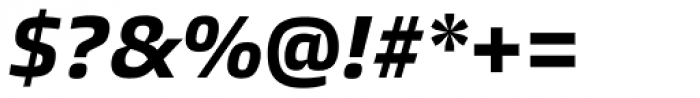 Burlingame ExtraBold Italic Font OTHER CHARS