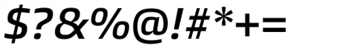 Burlingame SemiBold Italic Font OTHER CHARS
