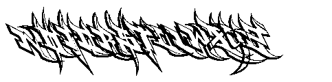 Burner Graffiti Burner Outline Regular Font UPPERCASE