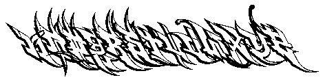 Burner Graffiti Burner Outline Regular Font LOWERCASE