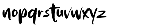 Burnfolk Regular Font LOWERCASE