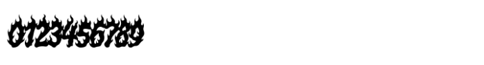 Burning Hammer Font OTHER CHARS