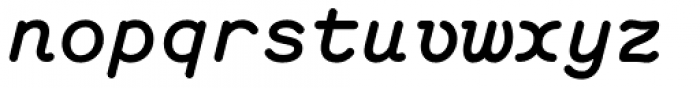 Buro Excited Font LOWERCASE