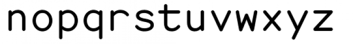Buro Protean Font LOWERCASE