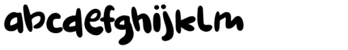 Burobu Regular Font LOWERCASE