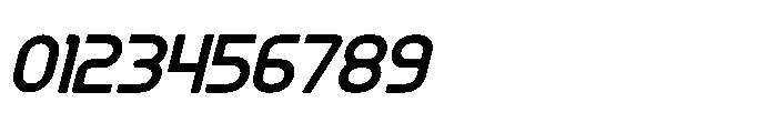 Burst Merch Italic Font OTHER CHARS