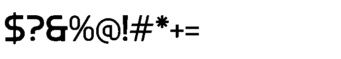Burst Merch Regular Font OTHER CHARS