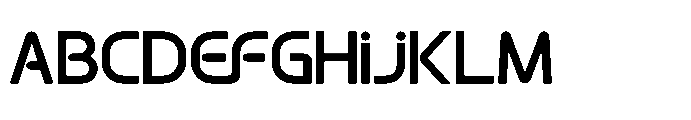 Burst Merch Regular Font UPPERCASE