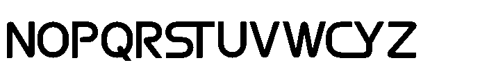 Burst Merch Regular Font UPPERCASE