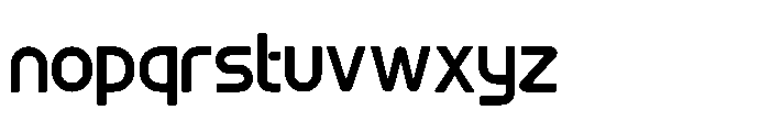 Burst Merch Regular Font LOWERCASE