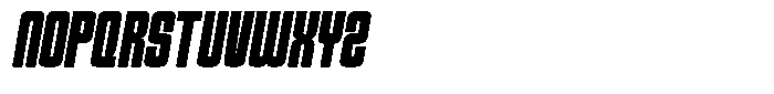 Burst Speed Font UPPERCASE