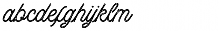 Buryland Script Stamped Font LOWERCASE