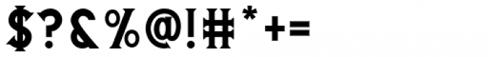 Buryland Serif Regular Font OTHER CHARS