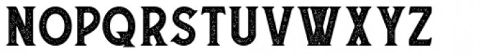 Buryland Serif Stamped Font LOWERCASE