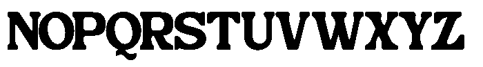 Bushi Retro Regular Font UPPERCASE