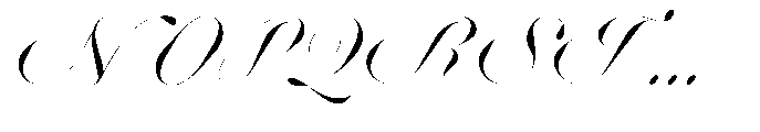 Business Blooming Display Font UPPERCASE