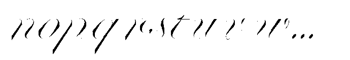Business Blooming Display Font LOWERCASE